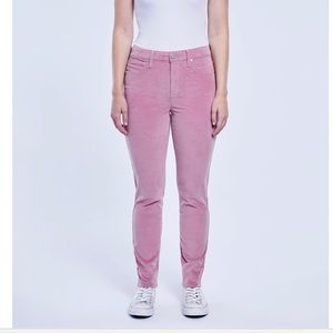 Seven 7 Ultra High Rise Corduroy Pants Pink
